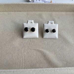 Black Puzzle Piece Earrings Jewelry